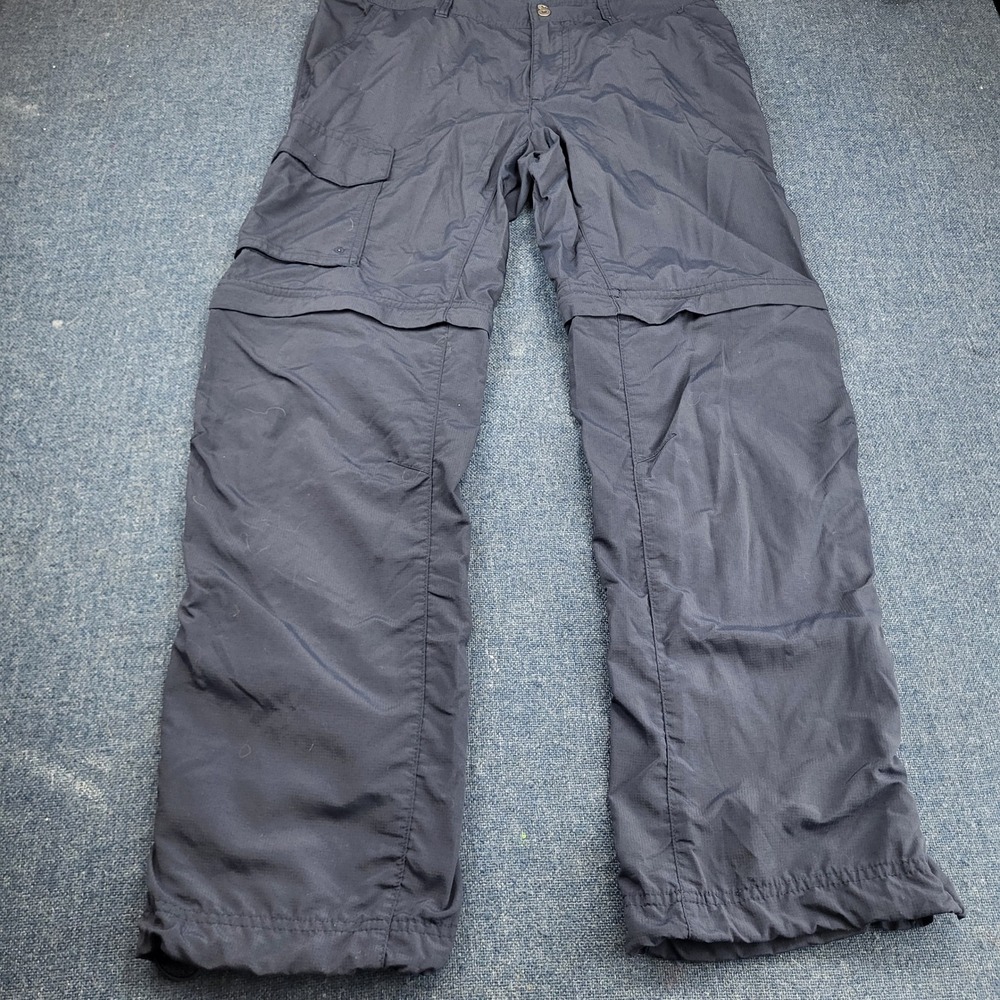 Columbia PFG Convertible Cargo Pants Navy Blue Omni-Shade Women 8 Short Fishing - Picture 1 of 12